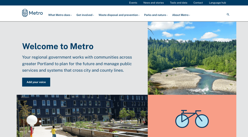 Accessible Redesign for the Central Hub Site of Regional&nbsp;Government